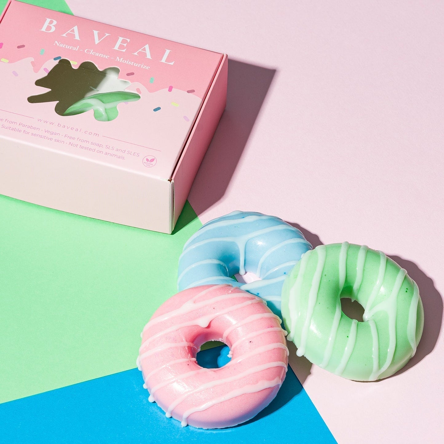 Baveal – Donut Tasarımlı Nemlendiricili El ve Vücut Sabunu